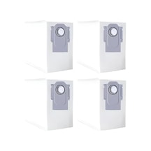 2As Lin Grup Roborock Saros 10 S90ver Uyumlu Robot Süpürge Toz Torbası, 4 Adet, Renkli Saros10 Toz Torbası 12 Gri