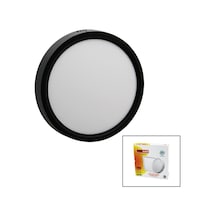 Nisaluce Epl-18sü 18w Siyah Metal Kasa Sıva Üstü Yuvarlak Led Slim Panel 1260lm Beyaz 6500k 30.000 Saat Ömür Go-53-vice 05434 Çok Renkli
