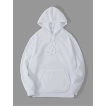 Startmore Adrift Darkness Beyaz Oversize Unisex Kapüşonlu Sweatshirt Hoodie Beyaz