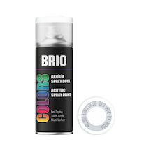 Brio Sprey Boya Akrilik Beyaz Parlak  B9010 400 ML