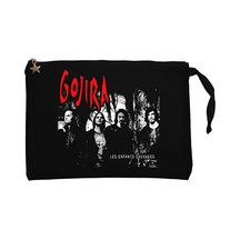 Gojira Les Enfants Sauvages Siyah Clutch Cüzdan / El Çantası Siyah