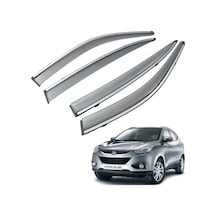 Hyundai İx.35 Mügen Cam Rüzgarlığı Kromlu Rüzgarlık Paslanmaz Kromlu 2010-2015 Arası Füme Renk