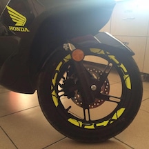 Honda Pcx Fosforlu / Düz Renk Jant Şeridi