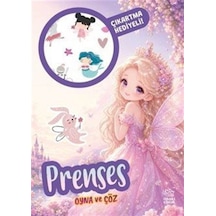 Prenses - Oyna Ve Çöz Çıkartmalı Etkinlik Kitabı