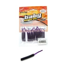 Fujin Baby Worm Fjbw03 5,2Cm Floating Purple Glow