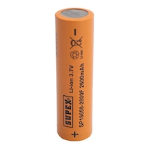 Supex Sp18650-2600f 3.7v 2600mah Li-ion Düz Kafa Pil