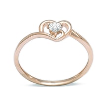 Ariş Pırlanta Kalp Yüzük