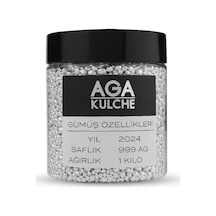 Agakulche 1000 Gram 999 Granül Gümüş