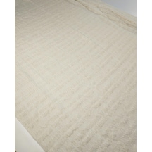 Krem Renkte Bürümcüklü Jarse Kumaş En 125 Cm X Boy 200 Cm -10819 Krem