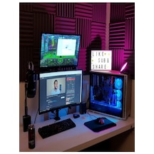 Techly 13-27 Inç Arası 2 Monitör Için Kelepçeli Masa Üstü Standı