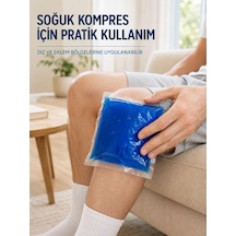 Mavi Termojel Kompres Paketi Sıcak Soğuk Kullanımlı Pratik Jel Kompres
