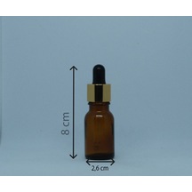 Damlalıklı 10 ML 5 Adet Amber Şişe