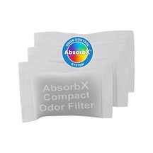 3 Lü Paket Kompakt Absorbx Koku Çöp Kutusu Filtreleri Çok Renkli