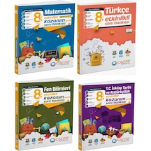 Çanta 2025 8. Sınıf Lgs Matematik + Türkçe + Fen + İnkılap Etkinlikli Kazanım Soru Seti 4 Kitap