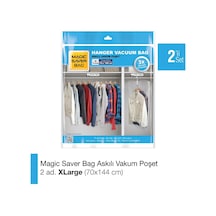 Magic Saver Bag 2'Li Askılı Vakum Poşet Xlarge