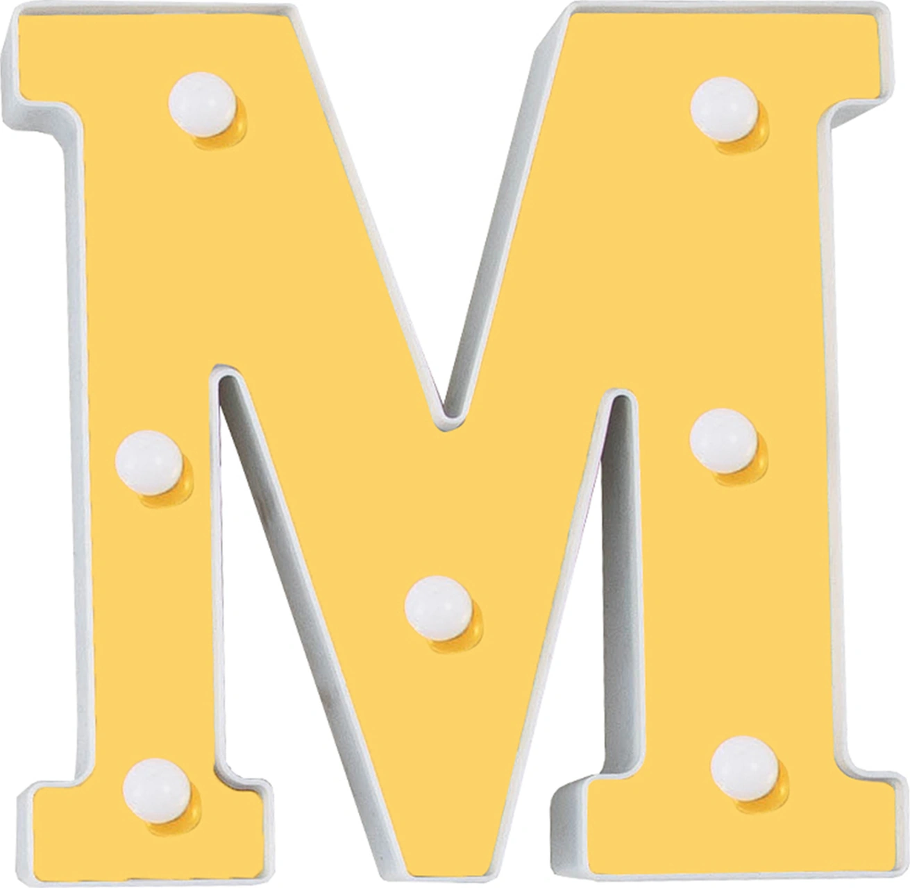 Youmex Altın Renkli M Harfi Led Dekoratif Işık, Proposal, Parti, Doğum Günü İçin Dekorasyon Aydınlatması Pil İçermez Diğer