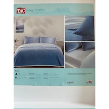 Taç Rory Lacivert Çift Kişilik Pike Takımı Lacivert