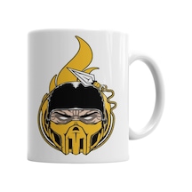 Mortal Kombat Scorpion Kupa Bardak Porselen Karışık
