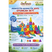 Ormino-mini Manyetik Blok Seti 78 Parça