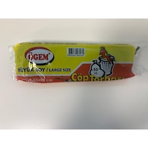 65X80 Ögem Büyükboy Mavi Çöp Poşeti 500 Adet
