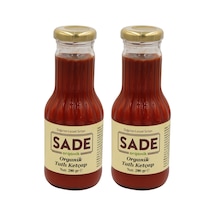 Sade Organik Ketçap Tatlı 280 Gr 2 Li Paket