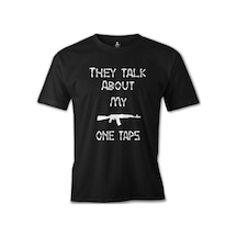 Counter Strike - My One Taps Siyah Erkek Tshirt