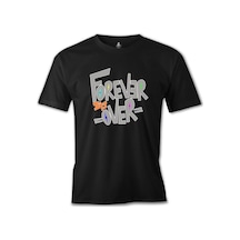 Yazı - Forever İt'S Over Siyah Erkek Tshirt