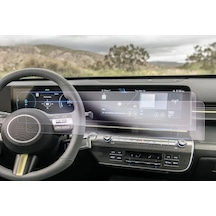 Hyundai Kona 2024 Gösterge Panel Ve Bilgi Ekranı Uyumlu Ekran Koruyucu