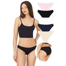 Basic Pamuklu Kadın Bikini Külot 5'Li Paket