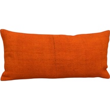Zehra Abla Halı Yeni El Dokuma Dekoratif Lumbar Kilim Kırlent Yastık Kılıfı 6640 Çok Renkli