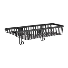 Banyo Duş Raf Sistemi Siyah Renk 129x120x450 Mm 7/8 Yaş