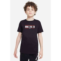 Tshirthane Mike Tyson Academy Baskılı Unisex Çocuk Siyah Tshirt