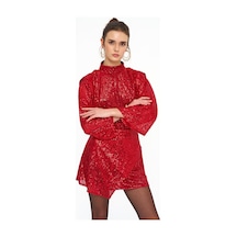 La Garita Ethereal Radiance Dress Kırmızı Kırmızı