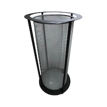 Arı Metal 1913 Fileli Paslanmaz Şemsiyelik Siyah