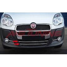 Fiat Doblo Krom Ön Tampon Çıtası 2010-2014 2Prç Paslanmaz Çelik N11.2616