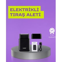 Kart Tasarımlı Şarjlı Tıraş Makinesi 2 Başlıklı Hassas Kesim Mh-hs9993-0805