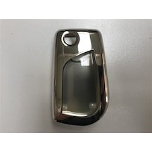Toyota Gri Plastik Uyumlu Anahtar Kılıfı Koruma Kabı Ppo874 (390230236)