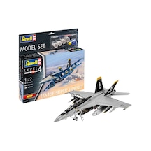 Revell F/a-18f Super Hornet Uçak Modeli 1:72 Ölçek Plastik 97 Parça 12 Yaş Ve Üstü İçin