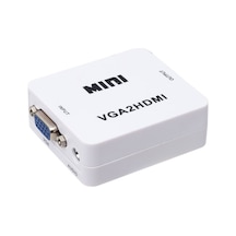 Vga To Hdmı Ses Çıkışlı Mini Model Dönüştürücü 4434