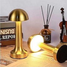 Masa Lambası Şarjlı Dokunmatik-led Işıklı, 3 Renk Seçeneği, Taşınabilir Ve Usb Şarjlı,kamp,balkon,yazlık Ş Çok Renkli