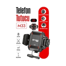M33 Titreşim Modüllü Motosiklet Telefon Tutucu