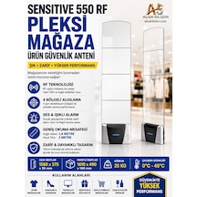 Als - Sensıtıve 550 Rf Pleksi Mağaza Ürün Güvenlik Anteni 4 Bölgeli, 2 Metreye Kadar Algılama