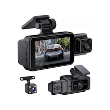 Blic Blm-90 Araç Kamerası 3'' Ekran + Ses + Fullhd + Üç Kamera