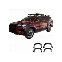2020+ Toyota Hilux Çamurluk Dodik Kaplama Kabartma Koruma Seti 4 Parça