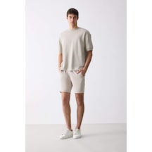 Defacto Regular Fit Düz Paça Şort D9769ax25smbg170 Bej