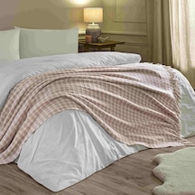 Linens Plumea Throw / Tv Battaniyesi Gül Kurusu Tek Kişilik Gül Kurusu