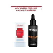 Cell Fusion C Aquatica Stick Güneş Kremi + The Fair C Gleam C Vitamini Serumu