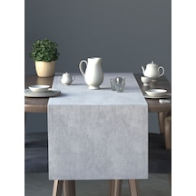 Kadife Dokulu Beyaz Renk Daily Series Runner 40 X 140 Beyaz