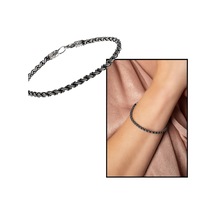El İşçiliği Örgü Tasarım Oval Form 1000 Ayar Gümüş Kazaz Unisex B N11.11685
