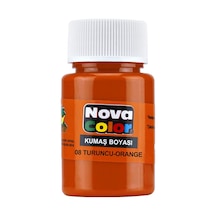 Nova Color Kumaş Boyası Şişe-Turuncu